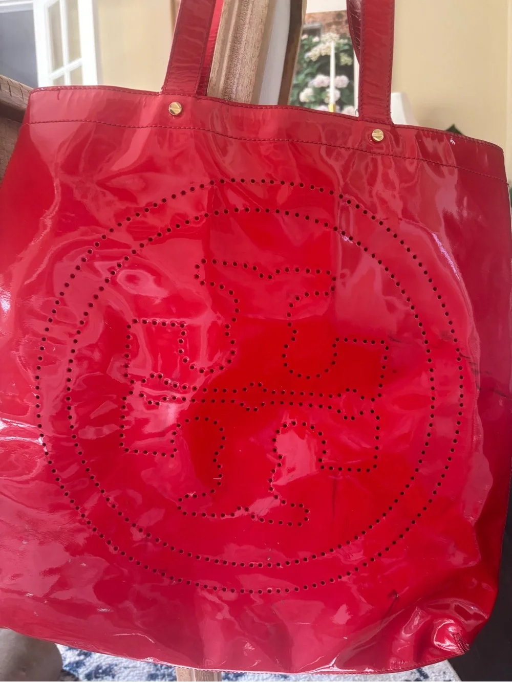 Tory Burch glossy patent